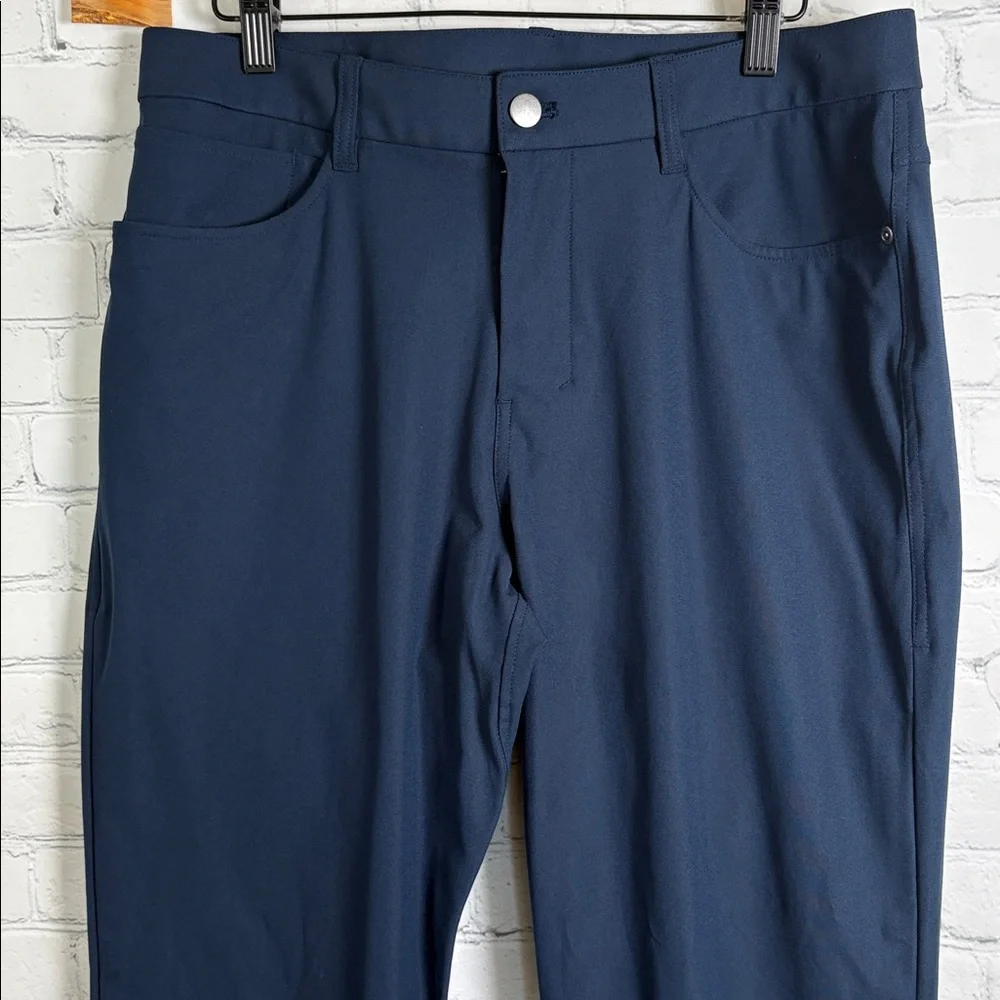LULULEMON Men's ABC Slim-Fit Warpstreme Navy Pant size 32 - Picture 3 of 7